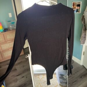 Naked Wardrobe Black Bodysuit